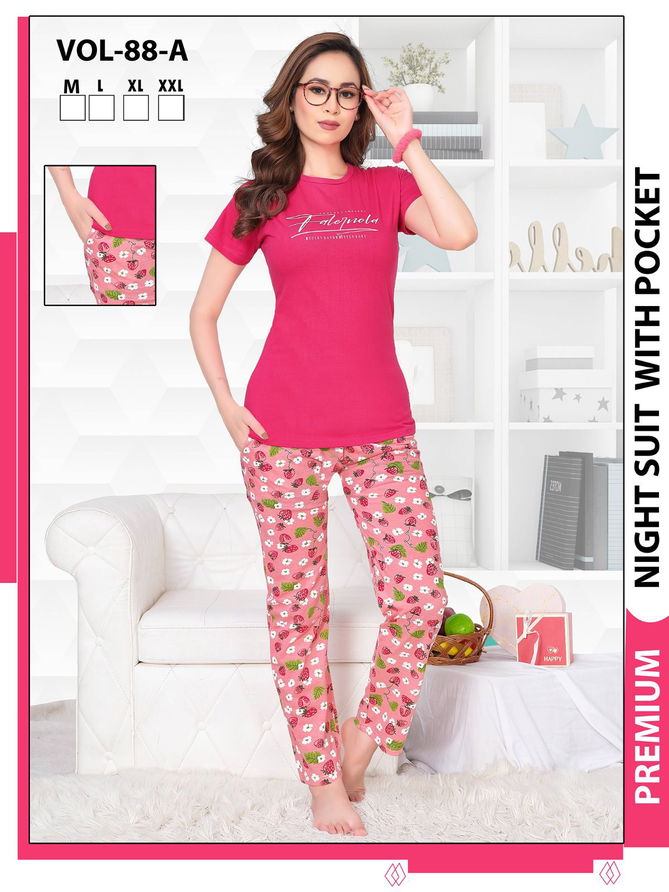 Summer Special 88 A Daily Wear Night Suits Catalog
